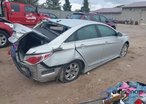 2015 Hyundai Sonata Hybrid z USA, uszkodzony, nr VIN KMHEC4A47FA134251
